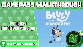 Complete 100% Game Pass Walkthrough - Bluey the Video Game