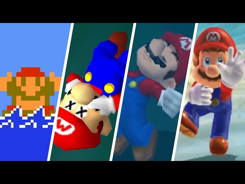 Evolution of Mario Drowning in Water (1985-2021)