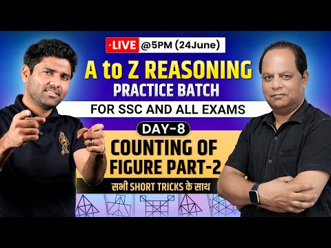 DAY 8 | Counting of Figure Part 2| A TO Z REASONING | WITH PARWEZ SIR |  @sscabhinaymaths
