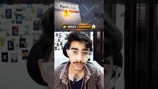 1 April New Trading Rules 😳 | STT, Margin, Leverage Explained #stockmarketindia #trading #marketnews
