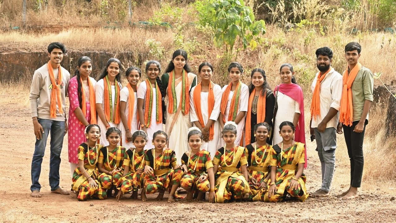 Sri Panchajanya Bala Gokula Chippar/Folk Dance Performance at Gokulotsava held at Miyapadavu School