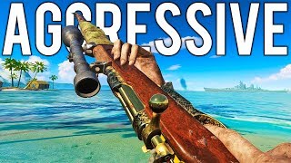10 Minutes Of Aggressive Sniping With My Best Rifle Battlefield 5