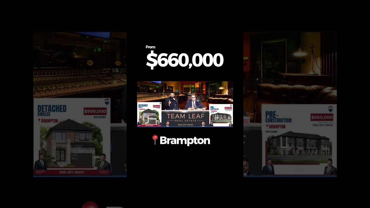 Brand new homes in Brampton- $660,000