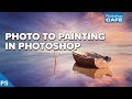 How to turn a photo into an OIL PAINTING  in PHOTOSHOP