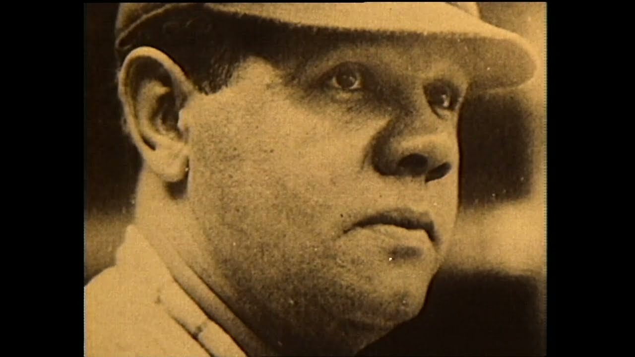 Greatest Sports Legends- Features Babe Ruth collapses drunk in a train station