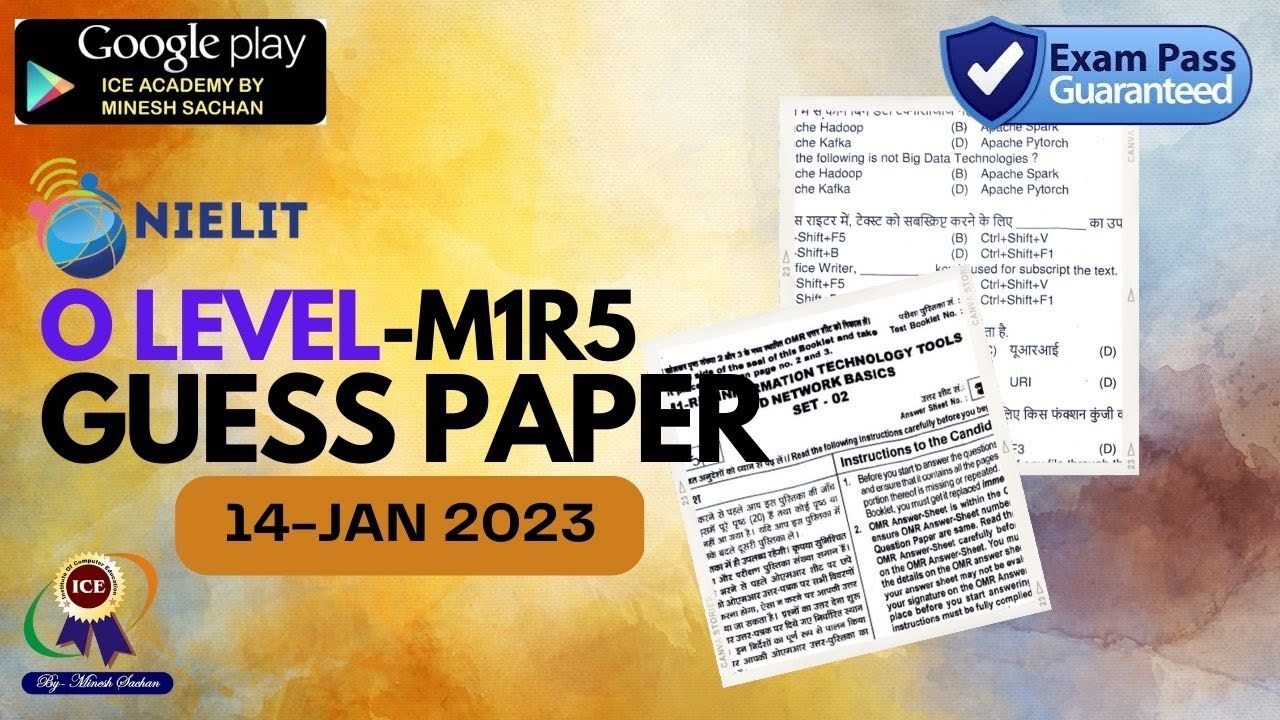 M1r5 jan23 most important questions o level m1 r5 mcq questions o