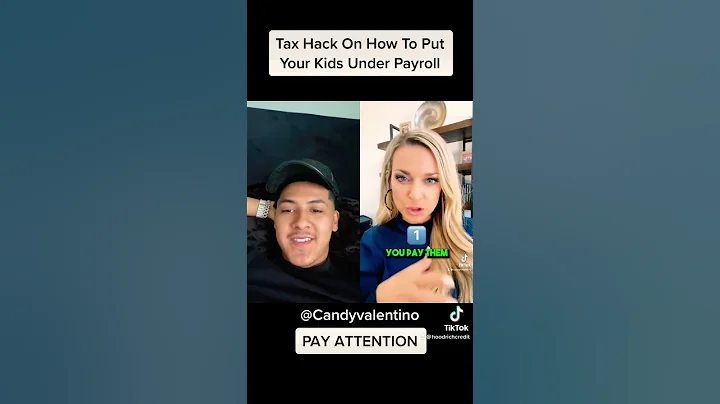 Tax Hack On How To Put Your Kids Under Payroll