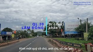 Quốc Lộ 20, Huyện Di Linh Phần 1, Tỉnh Lâm Đồng, Qua Xã Tam Bố, Xã Gia Hiệp