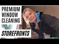 The Joy of Storefront Window Cleaning with my Wife | Oddly Satisfying Video | Fun Tutorial |