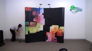 Coyote 3x3 Pop-up Trade Show Display Setup