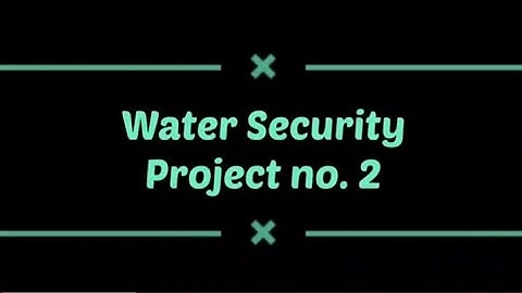Water Security Project No. 2 || Workbook Answers #education