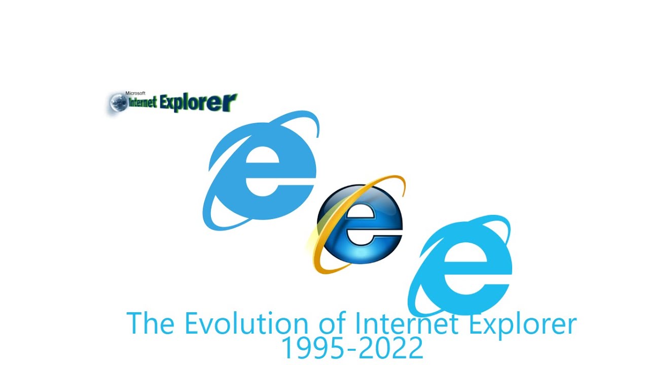 The Evolution of Internet Explorer (1995-2022)
