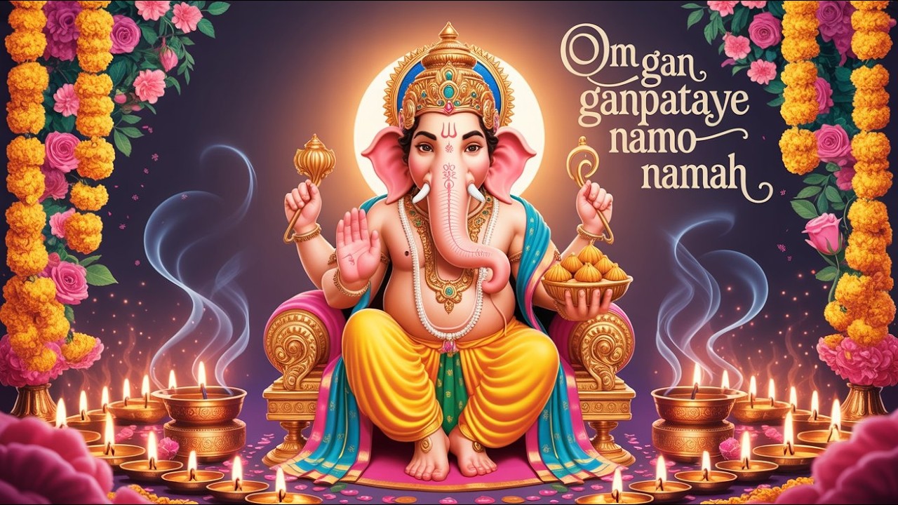 #Ganesh Mantra 108 Times - Om Gan Ganpataye Namo Namah | गणेश मंत्र - ओम गण गणपते नमो नमः