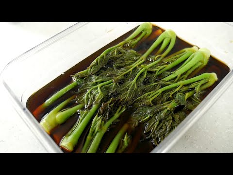 끓이지 않는 두릅장아찌 손쉽게 5분 안에 만드는 법!