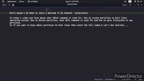 How To Create Partition In Kali Linux | Unabel To Create New Partition | #techyrators