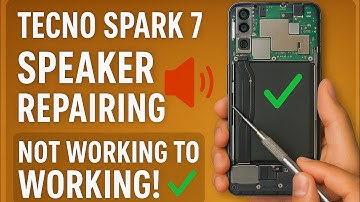 Tecno Spark 7 Pro Speaker Problem Repair | Loud Speaker Not Working Fix