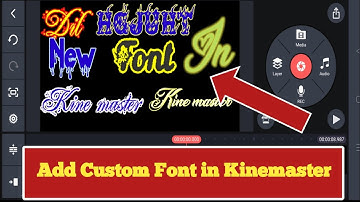 How to Add custom fonts in kinemaster ll Kinemaster me font kaise add kare ll custom fonts