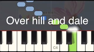 Denes Agay - 13 Over hill and dale - Very easy piano tuto