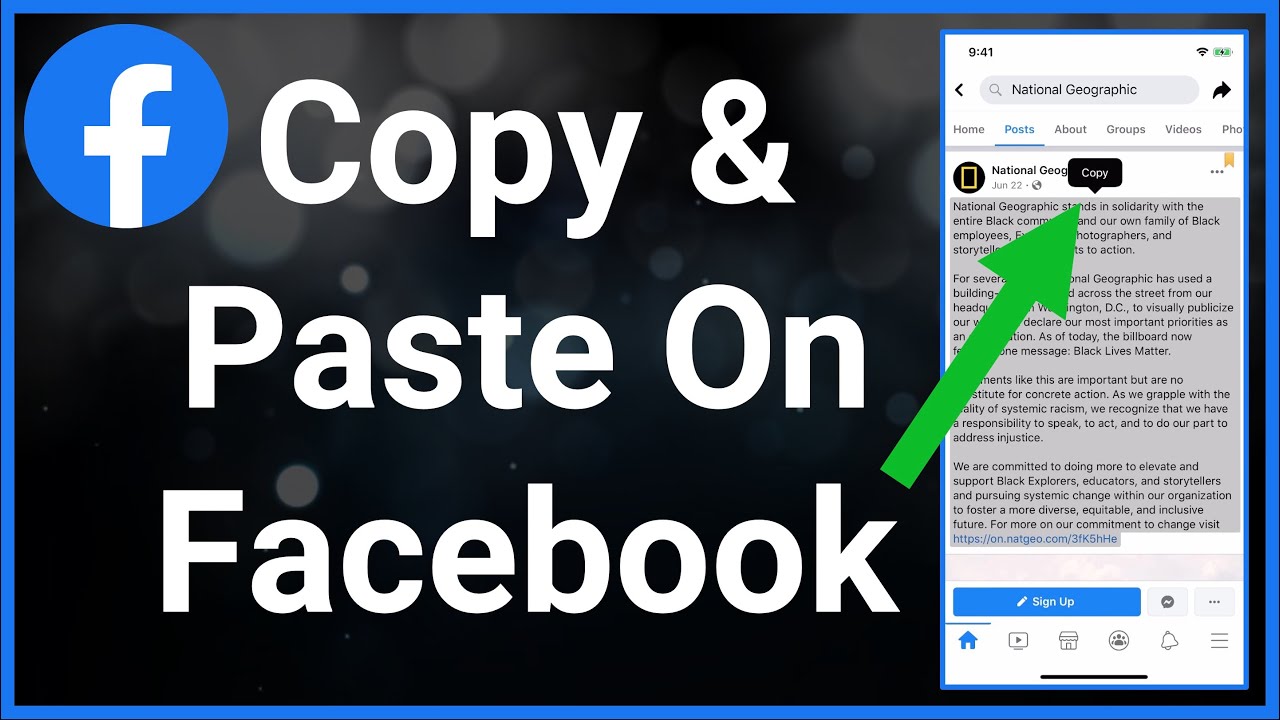 How To Copy \U0026 Paste On Facebook