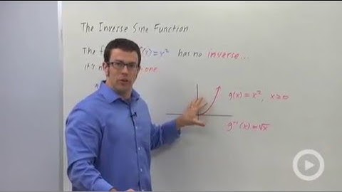 The Inverse Sine Function