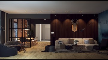 Interior Lighting Animation (Rhinoceros - Vray - Filmora)