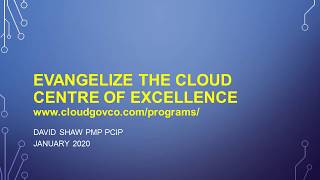 Steps to Evangelize Success in the Cloud Centre of Excellence screenshot 5