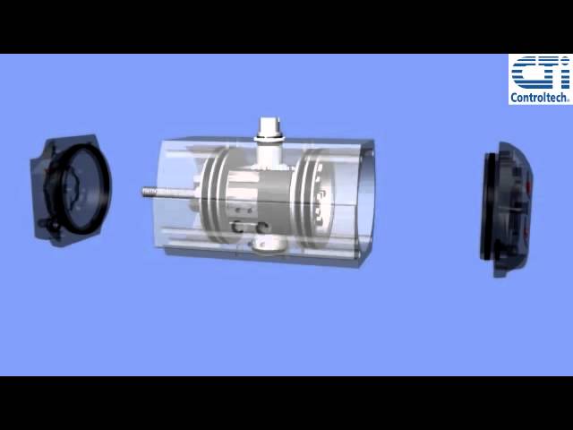 Rack and Pinion Type Double Acting Pneumatic Actuator