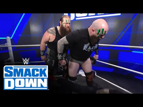 The Viking Raiders brawl with The Usos backstage: SmackDown, Feb. 25, 2022