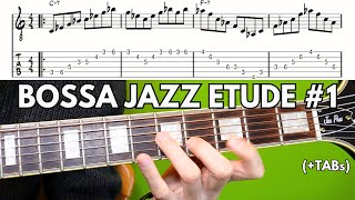 Bossa | Jazz Guitar Arpeggio Etude Ex.1 - Federico Bertolasi