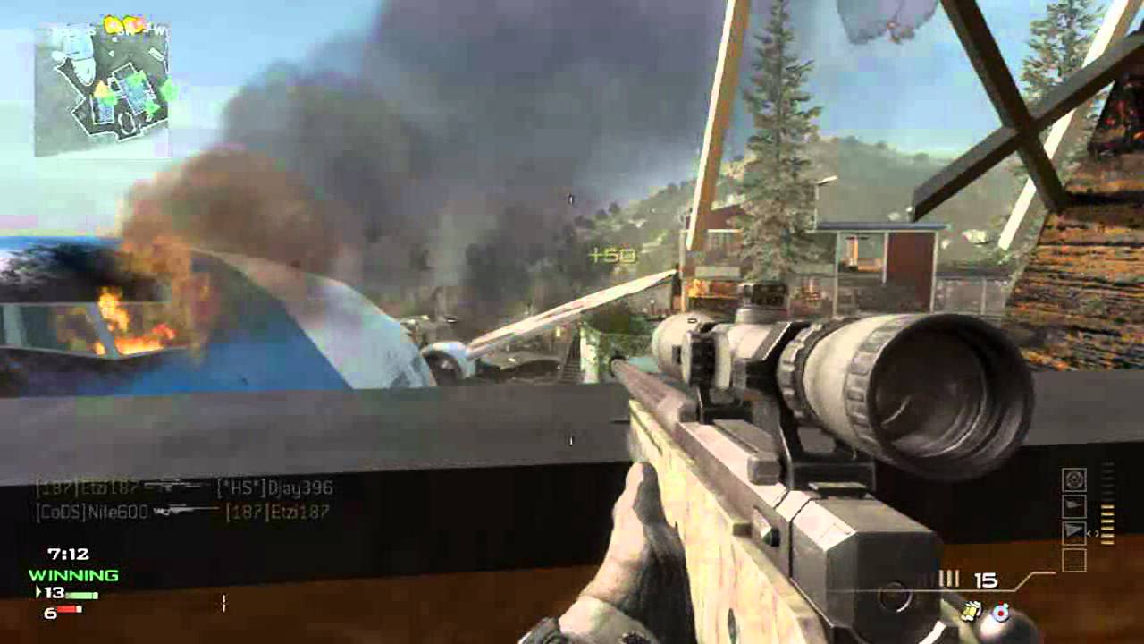 Modern Warfare 3 Sniper Gameplay on new map Black Box