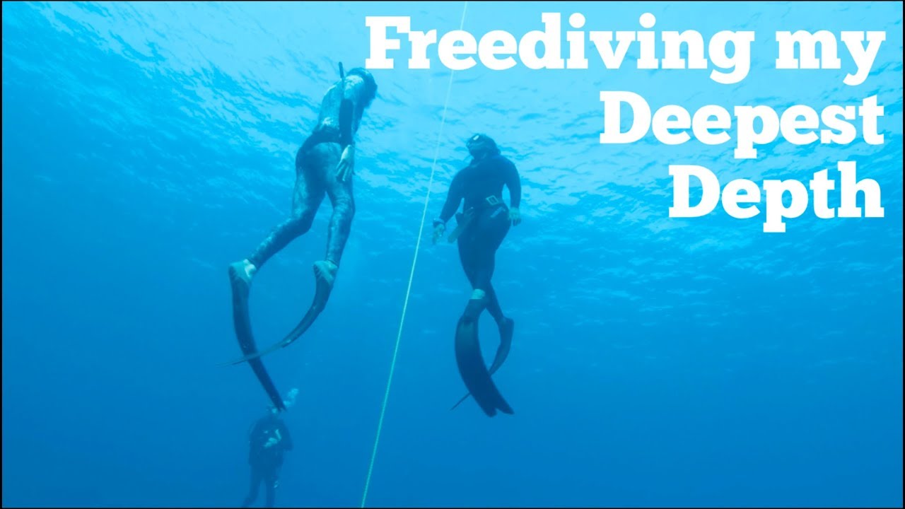 Freediving my Deepest Depth at Sea! YouTube