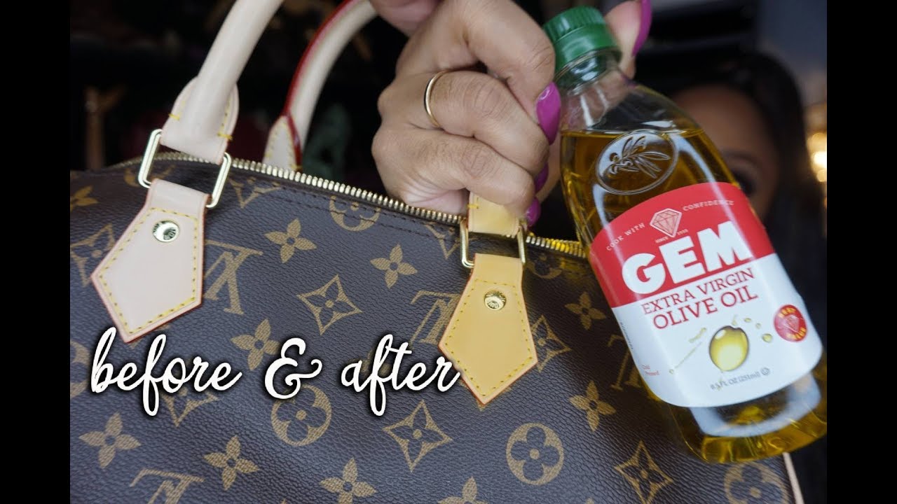 Instantly Age/Patina Your Louis Vuitton Handbags FAST With Olive Oil 