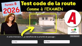 Test 19 Code De La Route 2026 - 40 Questions Code Examen Blanc Gratuit