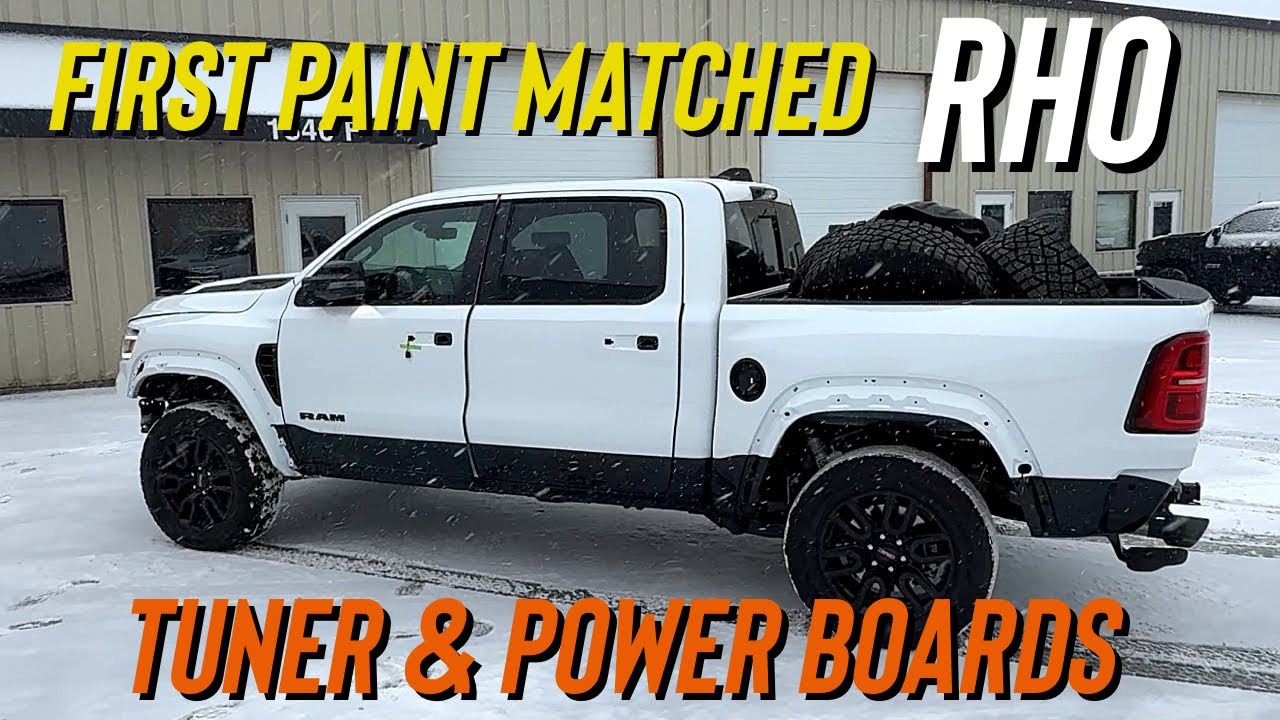 FIRST RAM RHO TO GET PAINT MATCHED! - YouTube