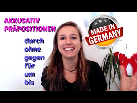 The ACCUSATIVE Part 3: How To EASILY Remember The GERMAN ACCUSATIVE Prepositions