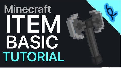 how to make a basic axe in Minecraft blockbench