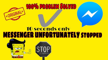How to fix messenger unfortunately stop problem and network connection problem 2023