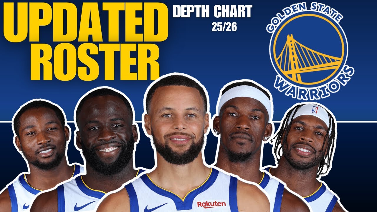 Golden State Warriors 2025-26 Roster & Depth Chart | Lineup with Stephen Curry, Butler & Green!