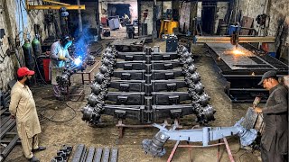 “How Tractor Front Axles Are Manufactured | Local Factory Process”