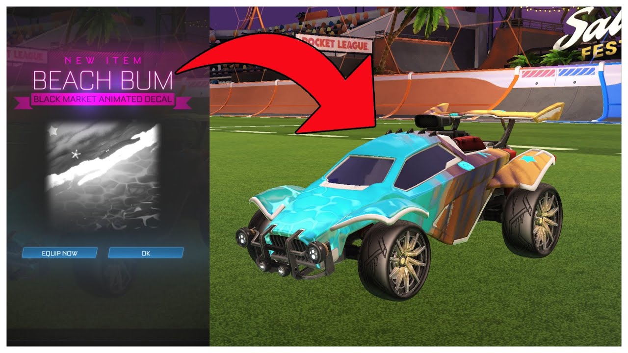 *NEW* RIPTIDE RIVALS BLACK MARKET DECALS IN ROCKET LEAGUE! - YouTube