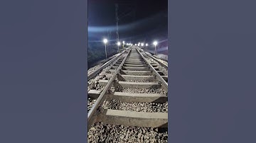 Railways Track Machine Night Work #rrbgroupd #SQRSwork#trackmachinework #railway_groupd