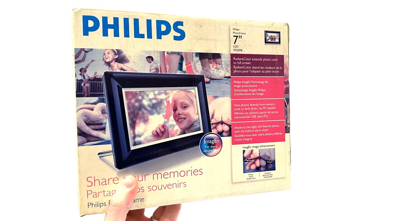 Philips PhotoFrame Unboxing - YouTube
