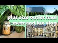 PLUS SIZE OUTLET SHOPPING + BUBBLE TEA! Metz and Luxembourg vlog