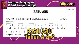 Edisi Baru - Mazmur Tanggapan dan BPI Misa Rabu Abu ( 18 Februari 2026)