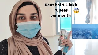 Apartment on 48th Floor - View Beautiful hai ya SCARY Ap decide karein - Naush Vlogs