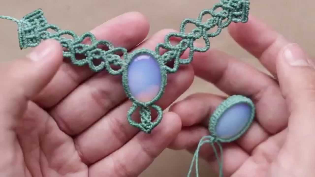 mensaje represa Discriminación sexual COLLAR DE PIEDRA | COLLAR MACRAME | WRAP STONE #1 - YouTube