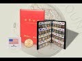 Álbum 180 moedas diferentes de vários Países