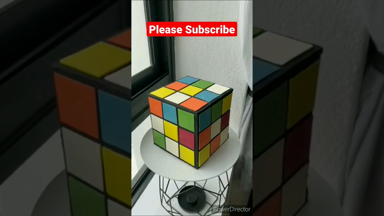 How to make Rubiks Cube Cake🍰 