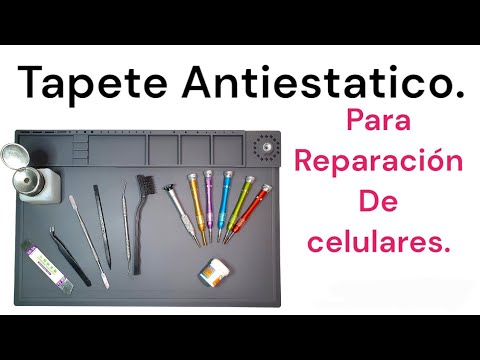 Solicitante Destino élite Tapete Antiestatico para reparacion de celulares. - YouTube