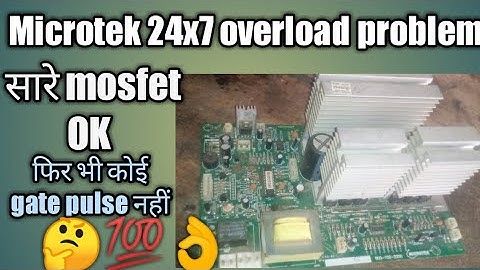 Microtek 24x7 Overload Problem!! Microtek 24x7 Drive Problem!